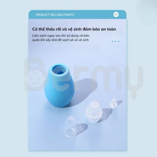 Dụng Cụ Hút Mũi Silicon Mềm Mại,Dễ Sử dụng - Ảnh 4