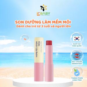 Son Dưỡng Dành Cho Bé Goongbe Kids Mild Lip Balm 3g, Có Màu