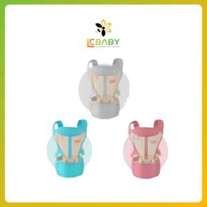 Địu Bé BERMY Đai Đỡ Cao Cấp - Địu Ngồi Cho Bé Nhiều Tư Thế, Có Túi Đựng Đồ