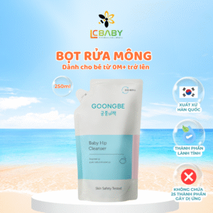 [TÚI REFILL] Bọt Rửa Mông Khử Mùi Và Làm Dịu Cho Bé GOONGBE Baby Hip Cleanser 250ml