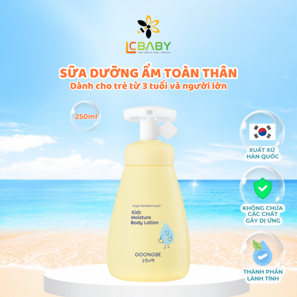 Sữa Dưỡng Thể, Dưỡng Ẩm Dành Cho Trẻ Em Goongbe Kids Moisture Body Lotion 250ml