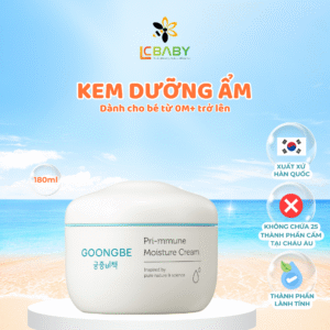 Kem Dưỡng Ẩm Chống Khô Nẻ Cho Bé Goongbe Primmune Moisture Cream 180ml