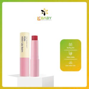 Son Dưỡng Dành Cho Bé Goongbe Kids Mild Lip Balm 3g, Có Màu