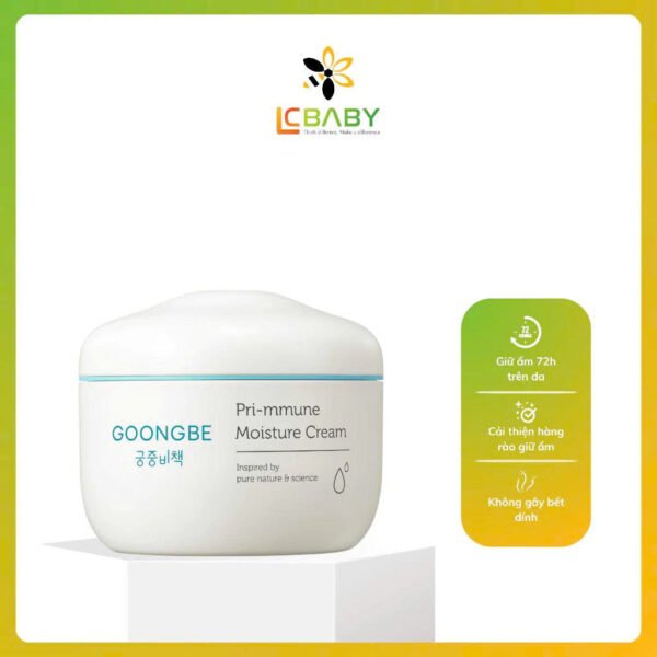 Kem Dưỡng Ẩm Chống Khô Nẻ Cho Bé Goongbe Primmune Moisture Cream 180ml