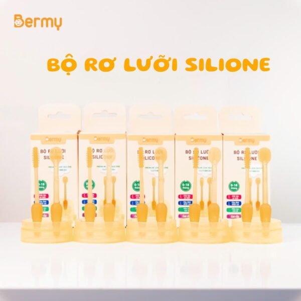 Dụng Cụ Rơ Lưỡi Silicon - Bàn Chải Đánh Răng Dành Cho Bé - Ảnh 2