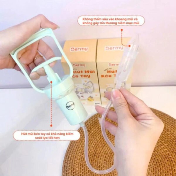 Dụng Cụ Hút Mũi Silicone Kéo Tay Mini Cho Bé – Mềm Mại, Nhẹ Nhàng & An Toàn - Ảnh 2