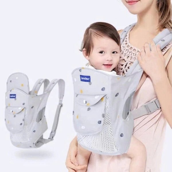 Địu Em Bé Sơ Sinh 4 Tư Thế Có Đỡ Cổ, Thoáng Khí Dành Cho Bé - Ảnh 4