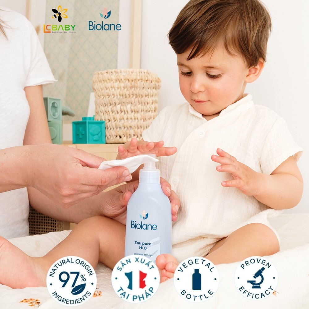 NƯỚC LÀM SẠCH DA MẶT&CƠ THỂ - BIOLANE PURE H2O - Ảnh 5
