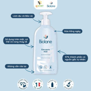 Alternative view of BIOLANE PURE H2O - NƯỚC LÀM SẠCH DA MẶT & CƠ THỂ