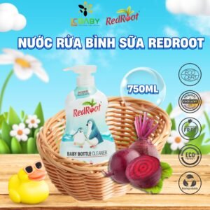 Nước Rửa Bình Sữa Và Đồ Ăn Dặm Hữu Cơ Cho Bé RedRoot -750ML