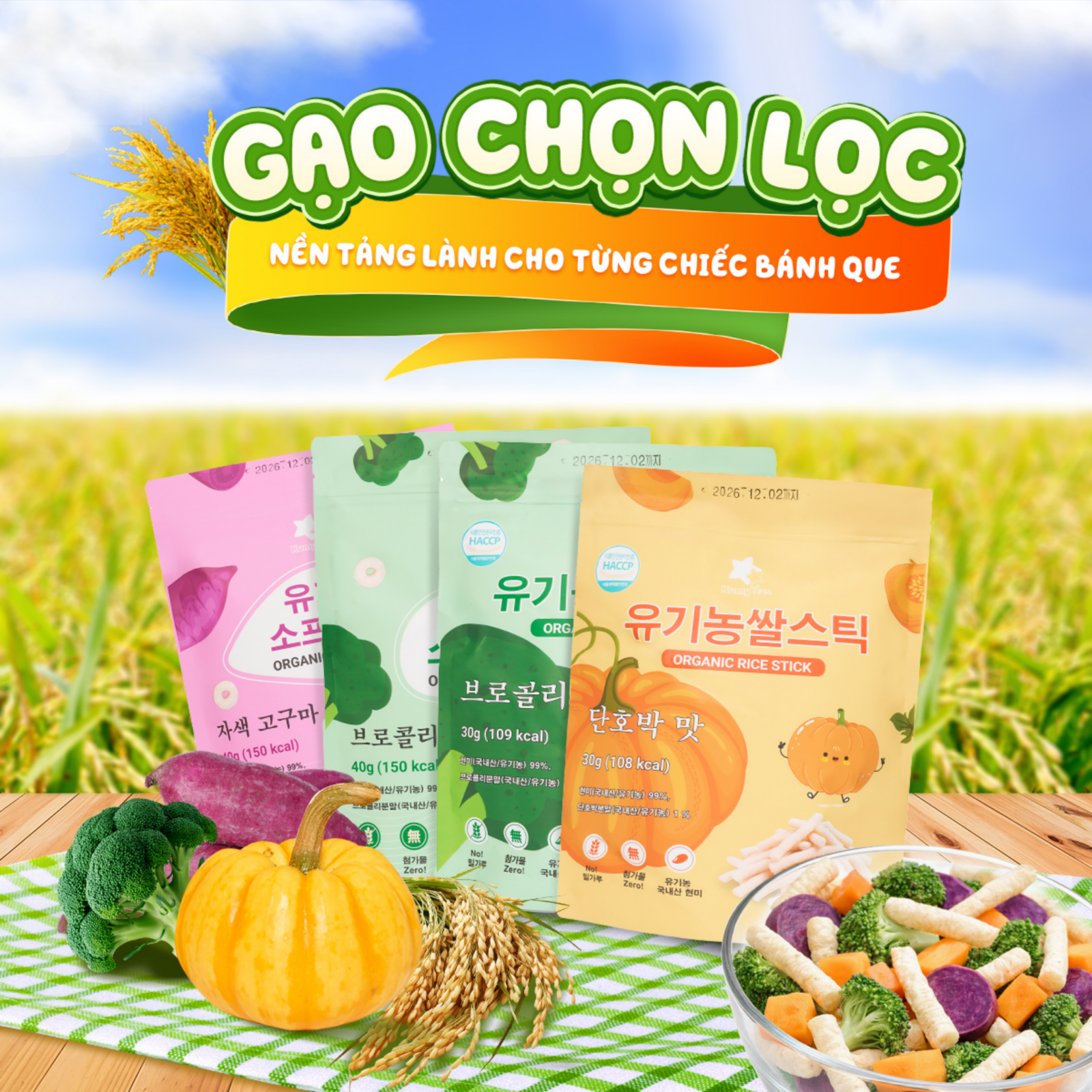 bánh gạo ăn dặm