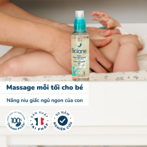 dầu massage cho bé