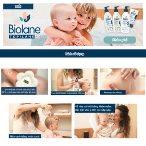 kem tắm gội cho bé biolane
