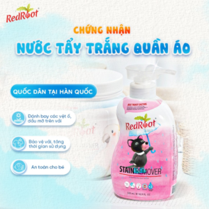 nước tẩy vết bẩn quần áo cho bé