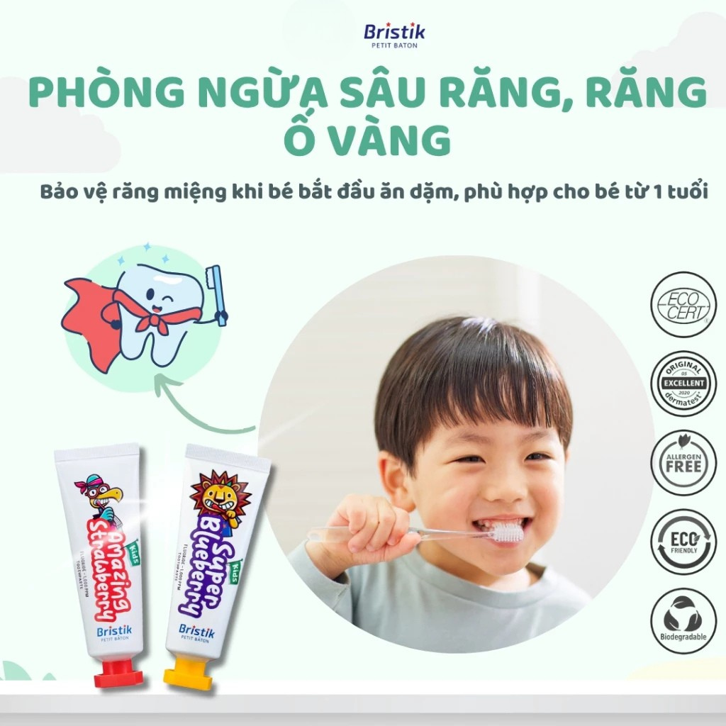 kem đánh răng bristik